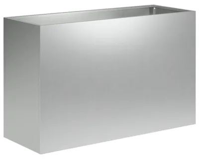 Produktbild von vidaXL Garten-Pflanzgefäß Silber 80 x 40 x 50 cm Verzinkter Stahl