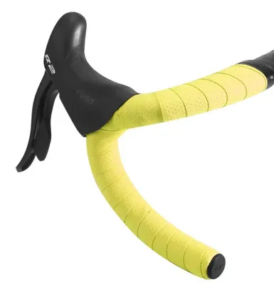 Produktbild von INF Mamba Texture Lenkerband (2 Rollen) — PU+EVA stoßabsorbierend, rutschfest, wasserdicht, ergonomischer Griff mit verdickter Mitte, 210cm x 3cm Gelb