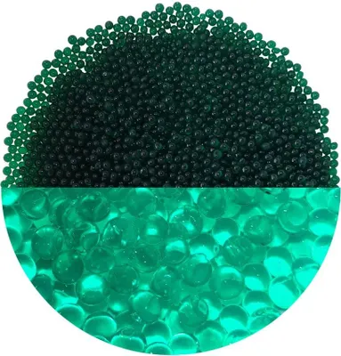 Produktbild von trendfinding 100 g Hydroperlen Deko Granulat, Korngröße 3,5-4 mm, Meergrün
