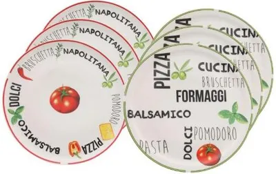 Obrázek produktu pro Cookinglife Pizza talíř Italia ø 30 cm - 6 kusů
