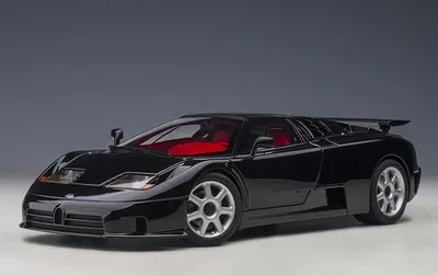 Produktbild von AUTOart 70919 - 1/18 Bugatti EB110 SS (Nero Vernice) - Neu