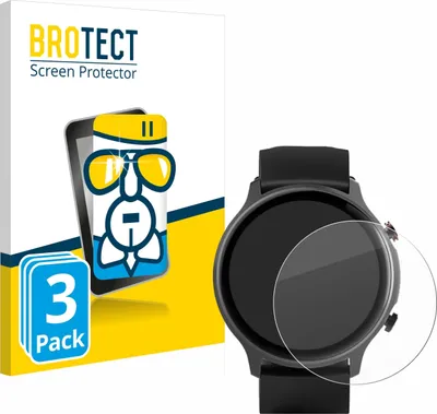 Produktbild von 3x BROTECT Schutzglas für Hama Fit Watch 6910 Schutzfolie Panzer Folie Glas Display Schutz klar