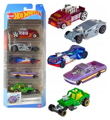 Produktbild von Hot Wheels 5er-Set Autos HLY79 Geschenkset Fahrzeugsammlung