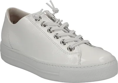 Produktbild von Paul Green Sneaker 4081-011, Lack/Brush, Weiß, Damen