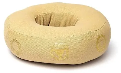 Image de Coussin Bol Chantant 7 Chakras Beige M - 17x6 Cm