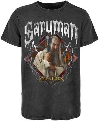 Produktbild von Der Herr der Ringe T-Shirt Herren Saruman Band schwarz M
