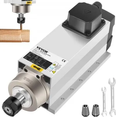 Produktbild von VEVOR 4KW 2220V Luftgekühlter Spindelmotor ER20 CNC-Luftkühlungsspindelmotor für CNC-Gravierfräsmaschine