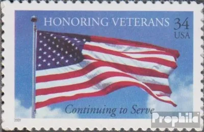 Produktbild von Briefmarken USA 2001 Mi 3461 (kompl.Ausg.) postfrisch Veteranenehrung