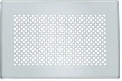 Produktbild von Zehnder Designgitter Pisa Edelstahl 300 x 200 mm