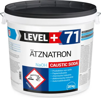 Produktbild von Kaustisches Soda 1St. EIMER 20kg NaOH, Natriumhydroxid Ätznatron, RM71