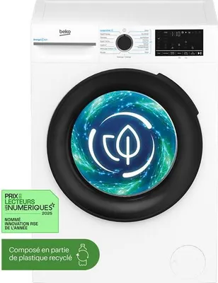 Produktbild von Beko b300 BM3WFU49411B, Frontlader, 9 kg, B, 75 dB, 1400 RPM, A