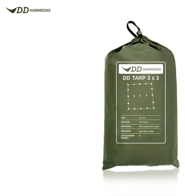 Image de DD Hammocks DD Tarp 3 x 3 mètres Forest green Accessoires