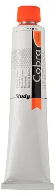 Produktbild von Cobra Study Wassermischbare Ölfarbe Tube 200 ml Titanweiß 105