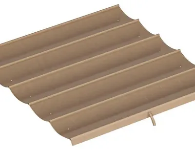 Obrázok produktu pre Pergola s náhradnou strechou – posuvná strecha 3x3 m – odolná polyesterová plachta 250x255 cm – s odvodňovacími otvormi – hnedá