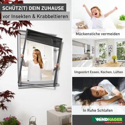 Produktbild von COOL Sonnenschutz Rollofenster zum Einhängen