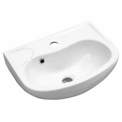 Produktbild von Isvea Keramik Waschbecken 45x35cm, Weiß