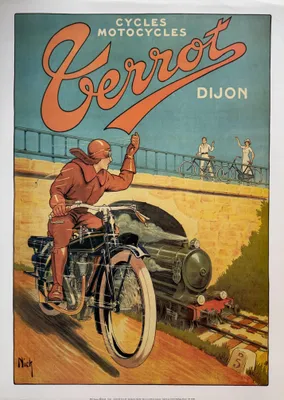 Image de Terrot - Cycles & Motocyles - 50x70cm Affiche Poster