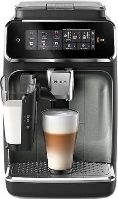 Image de Cafetière à grain Philips Série 3300 LatteGo EP3349/70 - noire/argent