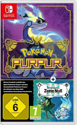 Produktbild von Pokémon Purpur + Der Schatz von Zone Null - Erweiterung