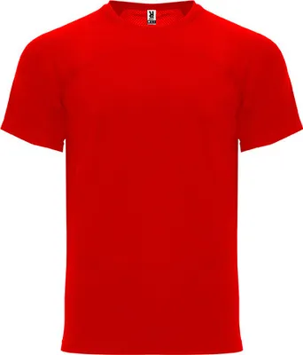 Immagine prodotto di Roly CA6401 | T-shirt Monaco da uomo, ad asciugatura rapida, traspirante - Colore: Rosso 60 - Taglia: 3XL