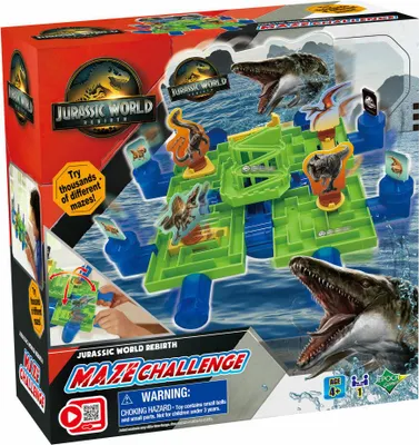 Immagine prodotto di Epoch Games Jurassic World Maze Game, Labyrinth, Geschicklichkeitsspiel, ab 4 Jahren, 7566