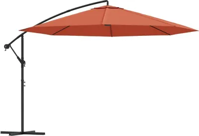 Produktbild von vidaXL Ampelschirm mit Aluminium-Mast 350 cm Terrakotta