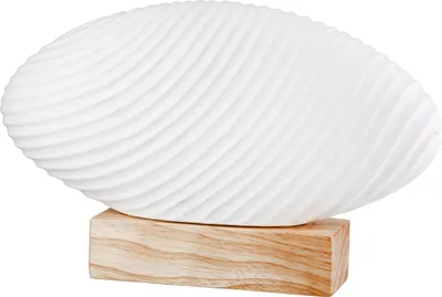 Immagine prodotto di Gilde Skulptur, oval, "Malea", Keramik, weiß, VE 2, L. 7 cm, B. 29 cm, H. 18 cm