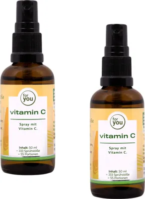 Produktbild von for you vitamin C spray Doppelpack