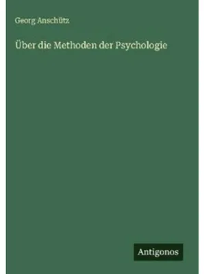 Obrázok produktu pre Über die Methoden der Psychologie