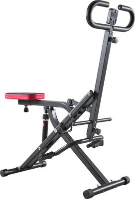 Produktbild von SucceBuy Kniebeugenmaschine für effektives Training zu Hause, faltbares Fitnessgerät, Gesäßtrainer mit 12-stufiger Widerstandseinstellung, Heimtrainingsgerät für Beine und Gesäß