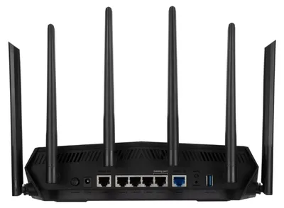 Produktbild von ASUS TUF Gaming AX6000 (TUF-AX6000), Wi-Fi 6 (802.11ax), Dual-Band (2,4 GHz/5 GHz), Ethernet/LAN, Schwarz, Tabletop-Router
