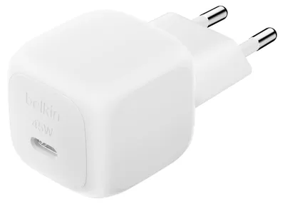 Produktbild von Belkin 45W USB-C Ladegerät Power Delivery Schnellladen iPhone Samsung Pixel Weiß