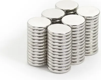 Produktbild von 5 x Oblique Unique Neodym Magnet N38 ø 7 x 1 mm