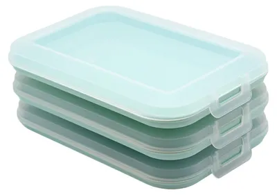 Produktbild von 3er Set Stapelbox Wurst/Käse mint