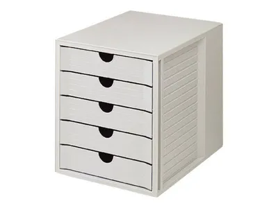 Produktbild von HAN Schubladenbox Systembox 1450-11 DIN C4 5Schubfächer lgr