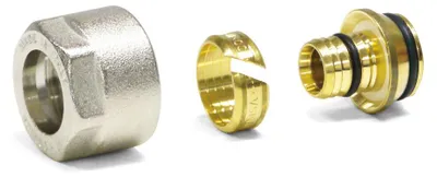 Obrázok produktu pre Kompresná tvarovka - kompresná tvarovka pre viacvrstvové potrubie - 3/4", veľkosť 16x2
