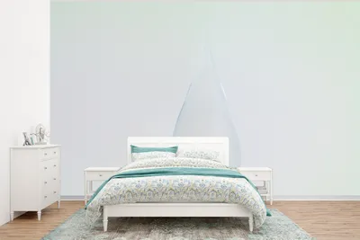 Produktbild von MuchoWow® Fototapete für Wohnzimmer oder Schlafzimmer Wandtapete Vinyl Motivtapete Ein fallender Wassertropfen - 375x280 cm - Schlafzimmer tapete