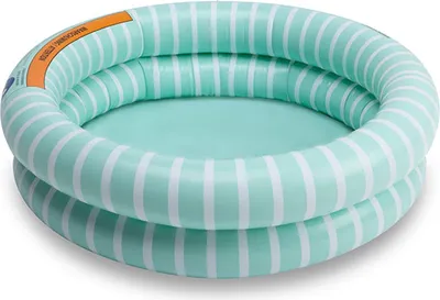 Produktbild von Swim Essentials Babybecken - Grün - Resort Stripe - Ø 60 cm