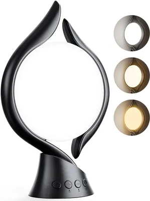 Produktbild von Tageslichtlampe, 10000 Lux Lichttherapielampe mit 3 Farbtemperaturen, 5 Helligkeitsstufen und 4 Timer, Simulation von Tageslicht, Vollspektrumlampe