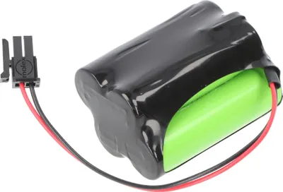 Produktbild von Notleuchtenakku NiMH 4,8V 1500mAh F2+2 Mignon AA mit 150mm Kabel & Stecker ersetzt Inotec 890014