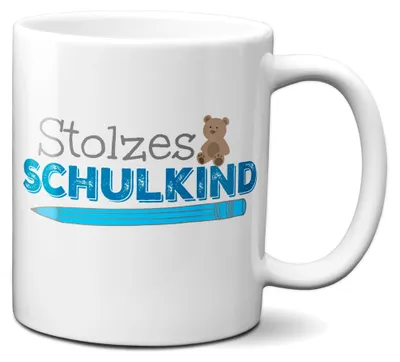 Produktbild von TassenKing Tasse - Stolzes Schulkind (Junge) - Geschenke zur Einschulung für Jungen - Tasse zur Einschulung - Zum Schulanfang