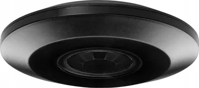 Image de détecteur de mouvement 360 degrés IP20, 2000W, ultra-plat - 2,5cm, noir OR-CR-241/B