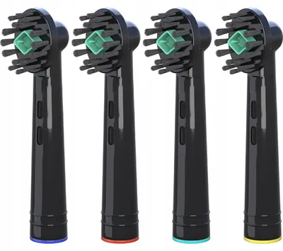 Produktbild von Nistal Oral-B Aufsteckbürsten Ersatz Aktivkohle 4er Pack