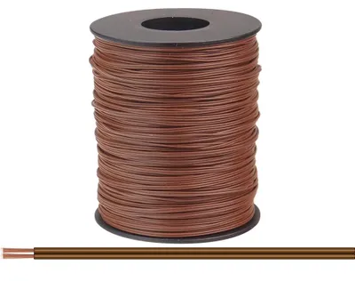 Obrázok produktu pre Donau Elektronik 114-88-100 Zwillingslitze 0,08 mm² / 100 m braun-braun