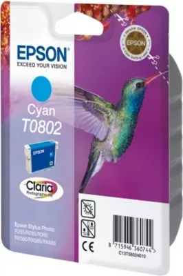 Produktbild von Epson Tinte C13T080240 cyan T0802