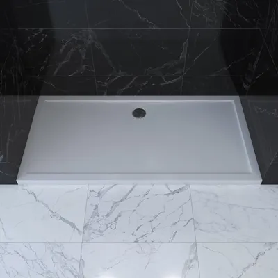 Zdjęcie produktu dla Brodzik Marwell Pure akryl, brodzik bia?y, prostok?tny, 140 x 80 x 4 cm