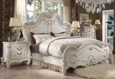 Produktbild von Bett Design Doppelbett Betten Luxus Klassiker Barock Chesterfield 184x214cm neu