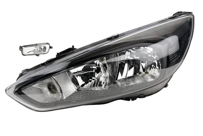 Immagine prodotto di Fari compatibili per Ford Focus, modello 11, dal 10/2014, con lampadine H7 e H1. Include fari fendinebbia. Codici: 1866248, 1939296, 2060630, F1EB13W030PB, F1EB13W030PC, F1EB13W030PD. Johns