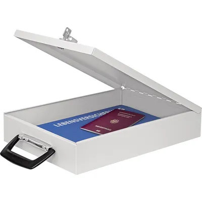 Image de WEDO Dokumenten-Kassette A4, 35,5 x 26 x 6,7 cm  lichtgrau