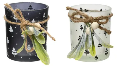 Image de Photophore Decoris « Mistelglas » avec une hauteur de 8,3 cm
